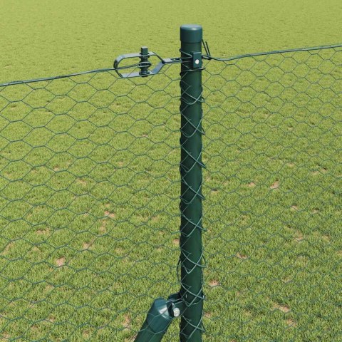 Słupek ogrodzeniowy. Zielony 50 x 1,5 m (siatka 25 mm)