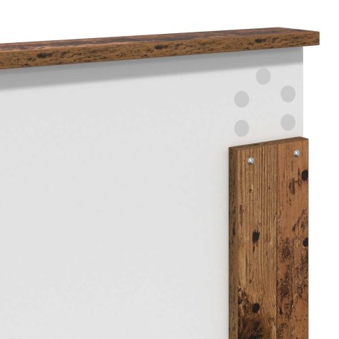 Ramka łóżka Stare drewno 150 x 200 cm Lite drewno sosnowe