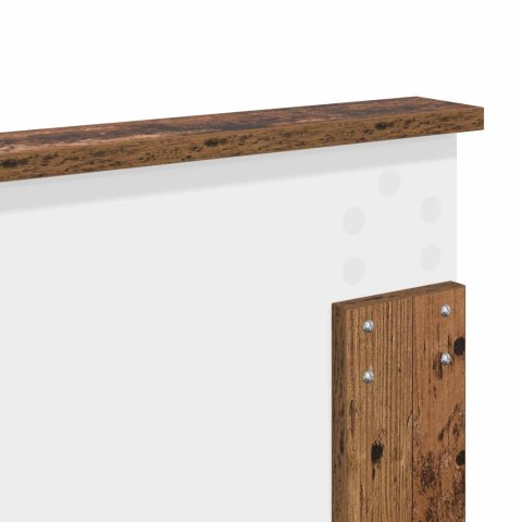 Ramka łóżka Stare drewno 150 x 200 cm Lite drewno sosnowe