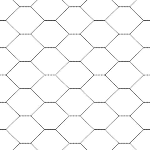 Słupek ogrodzeniowy. Szary 50 x 1,5 m (siatka 50 mm) Stal i PVC