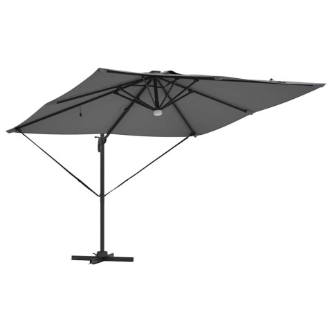 Parasol Roma Antracyt 286 x 284 x 270 cm Aluminium i Poliester