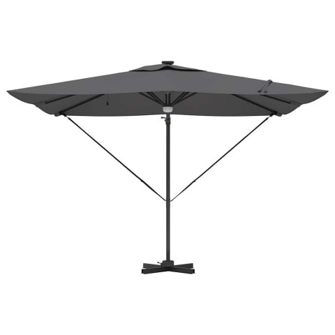 Parasol Roma Antracyt 286 x 284 x 270 cm Aluminium i Poliester