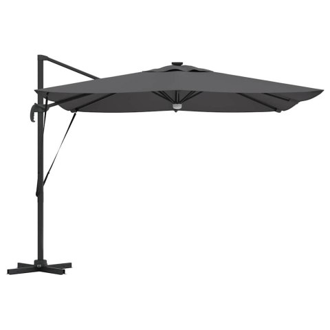Parasol Roma Antracyt 286 x 284 x 270 cm Aluminium i Poliester