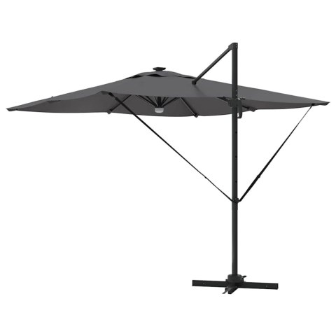 Parasol Roma Antracyt 286 x 284 x 270 cm Aluminium i Poliester