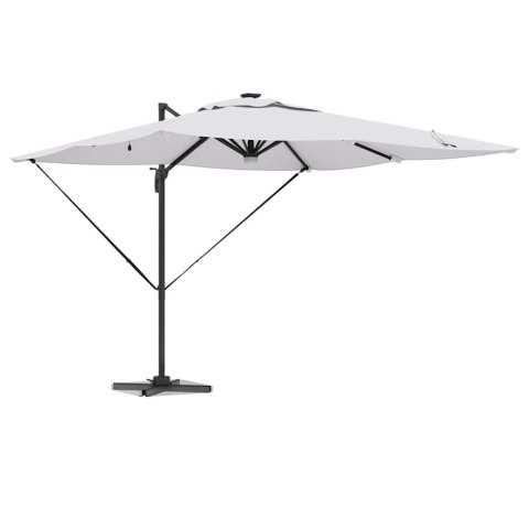 Parasol Roma Beżowy 286 x 284 x 270 cm Aluminium i Poliester