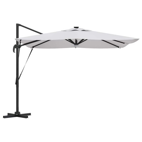Parasol Roma Beżowy 286 x 284 x 270 cm Aluminium i Poliester