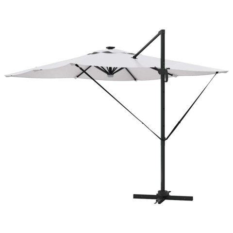 Parasol Roma Beżowy 286 x 284 x 270 cm Aluminium i Poliester