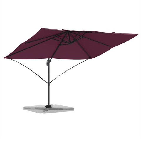 Parasol plażowy Bordeaux Czerwony 351 x 250 x 260 cm