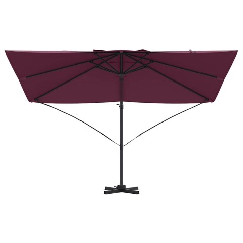 Parasol plażowy Bordeaux Czerwony 351 x 250 x 260 cm