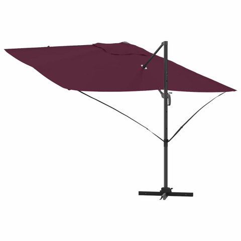 Parasol plażowy Bordeaux Czerwony 351 x 250 x 260 cm