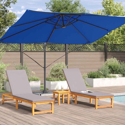 Parasol plażowy Niebieski azur 351 x 250 x 260 cm