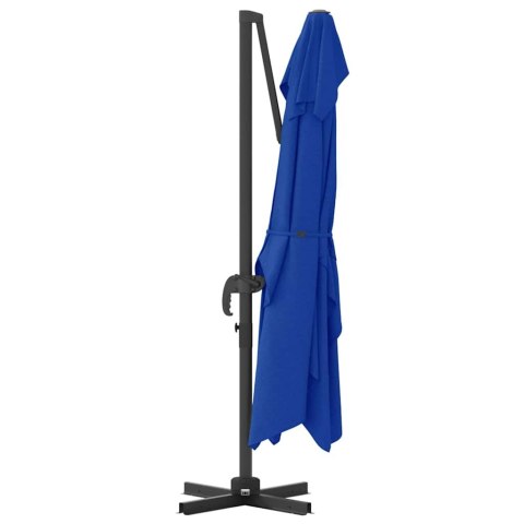 Parasol plażowy Niebieski azur 351 x 250 x 260 cm