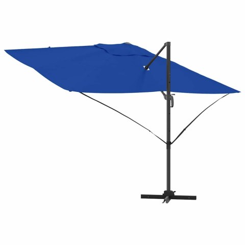 Parasol plażowy Niebieski azur 351 x 250 x 260 cm