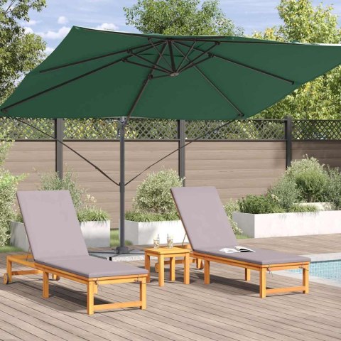 Parasol plażowy Zielony 351 x 250 x 260 cm