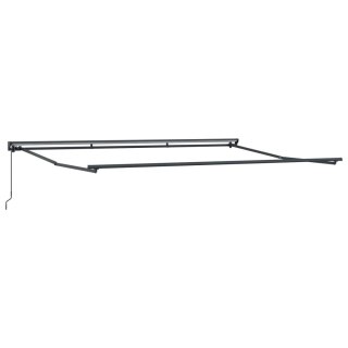 Rama manualnej markizy Z regulacją Antracyt 4,5 × 3,5 m Stal