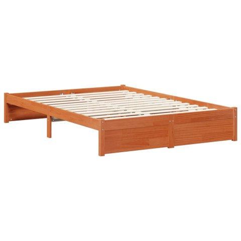 Ramka łóżka z szufladą 3 pcs Woskowy Brąz Lite drewno sosnowe