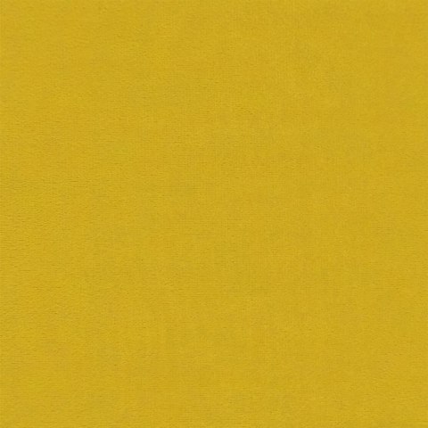Sofa 3-osobowa, żółty, 220x78x84 cm, tapicerowana aksamitem
