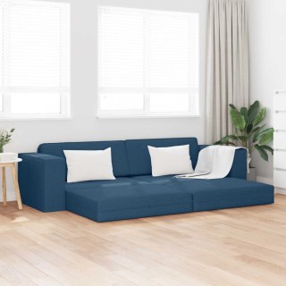 Sofa Bed Granatowy 245 x 78 x 77 cm tkanina