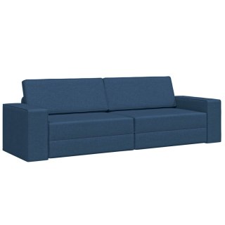 Sofa Bed Granatowy 245 x 78 x 77 cm tkanina
