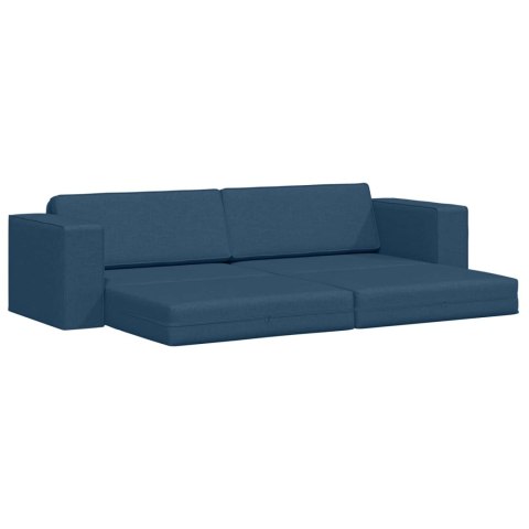 Sofa Bed Granatowy 245 x 78 x 77 cm tkanina
