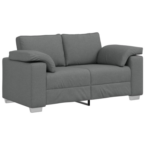 Sofa dwuosobowa Ciemnoszary 160 cm tkanina