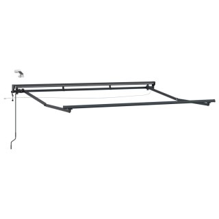 Rama markizy elektrycznej z LEDami Antracyt 3 x 2,5 m Aluminium