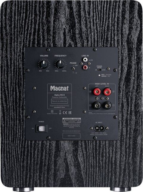 Subwoofer aktywny Magnat Alpha RS8 czarny