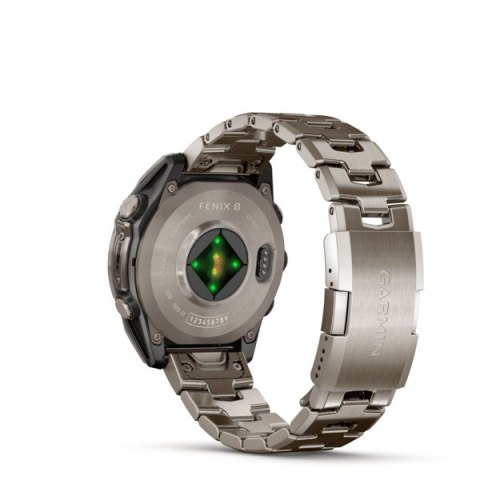 Zegarek sportowy Garmin Fenix 8 Amoled 47mm Sapphire Stainless Steel Bracelet