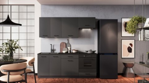 Zestaw mebli kuchennych Cosmo Design ANIKA grafit/grafit 2,0