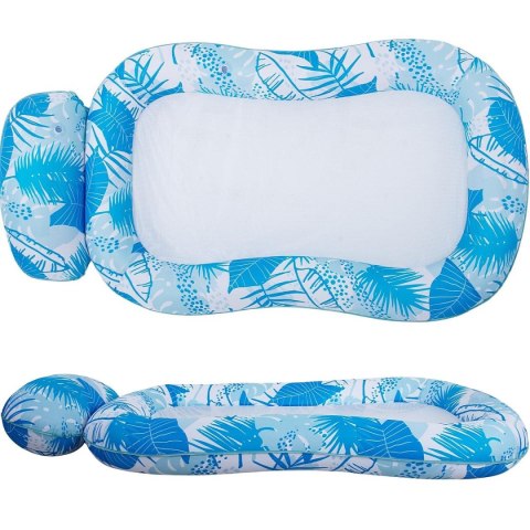 MATERAC DMUCHANY 84x95x28CM PŁYWAJĄCY LEŻAK Z SIATKĄ 33365