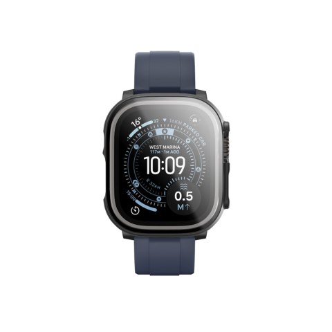 Szkło ochronne z etui na Apple Watch UItra 3 49 mm Radix - czarne