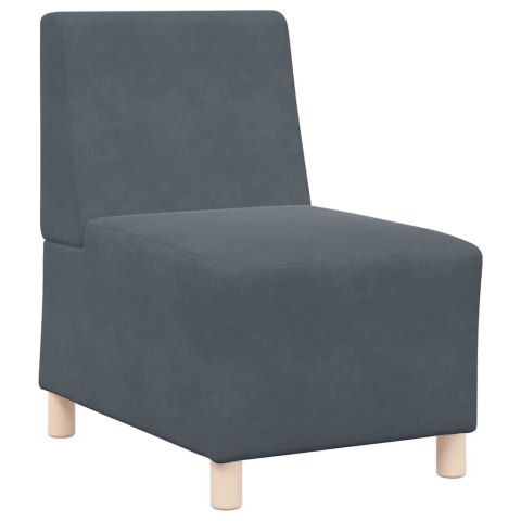 Modułowa sofa bez podłokietników 3 pcs Ciemnoszary