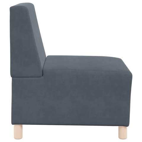 Modułowa sofa bez podłokietników 3 pcs Ciemnoszary