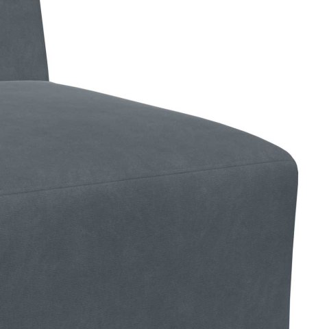 Modułowa sofa bez podłokietników 3 pcs Ciemnoszary