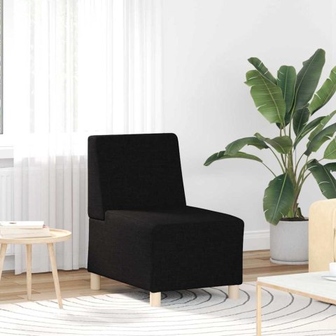 Modułowa sofa bez podłokietników 3 pcs Czarny 55 x 74 x 82 cm