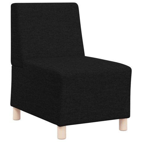 Modułowa sofa bez podłokietników 3 pcs Czarny 55 x 74 x 82 cm