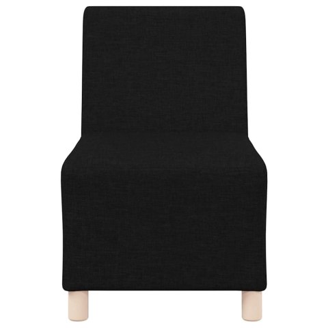 Modułowa sofa bez podłokietników 3 pcs Czarny 55 x 74 x 82 cm