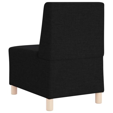 Modułowa sofa bez podłokietników 3 pcs Czarny 55 x 74 x 82 cm
