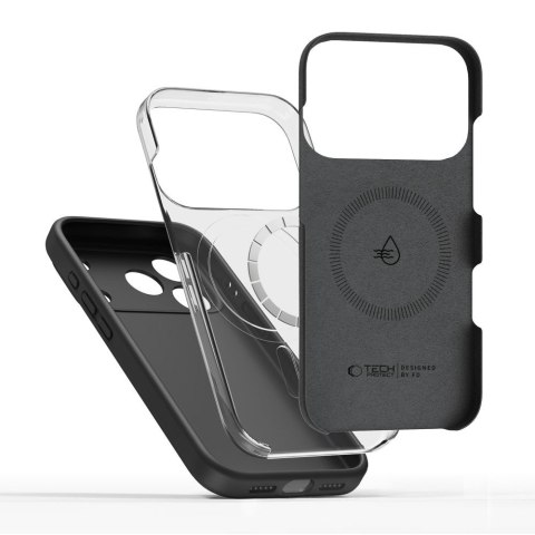 Etui case plecki na iPhone 17 Pro MagSafe Silicone - czarne