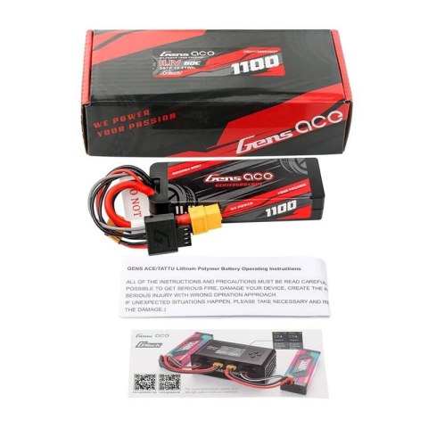 Akumulator GENS ACE G-Tech 1100mAh 11,1V Hardcase XT60