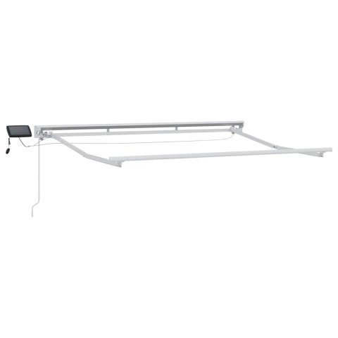 Ręczny ramowy zewnętrzny markizowy z LED 2,5 x 2 m