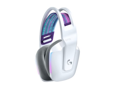 Słuchawki Logitech G733 Lightspeed Białe