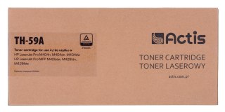 Actis TH-59A Toner (zamiennik HP CF259A; Supreme; 3000 stron; czarny) z chipem monitorującym poziom tonera. Zalecamy wyłączenie 