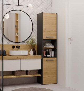 Słupek łazienkowy Sara S40 ANTRACYT DĄB ARTISAN