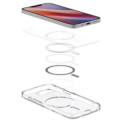 Etui na iPhone 16e Ultra Hybrid MagSafe - przezroczyste
