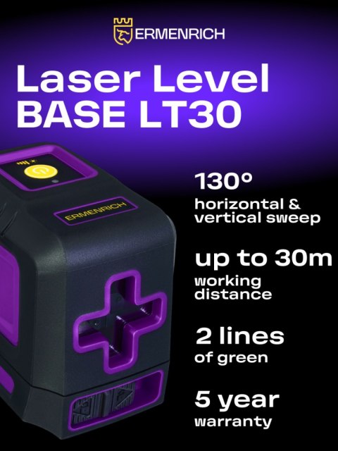 Poziomica laserowa Ermenrich BASE LT30