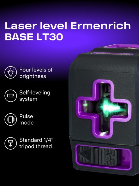 Poziomica laserowa Ermenrich BASE LT30