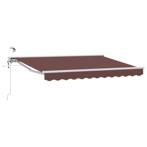 Elektryczna Rozkładana Markiza Brązowy 3,5 x 2 m