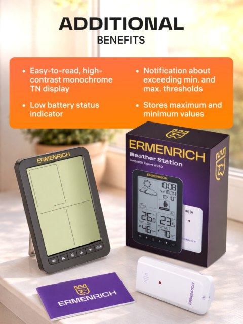 Stacja meteorologiczna Ermenrich Report WR20