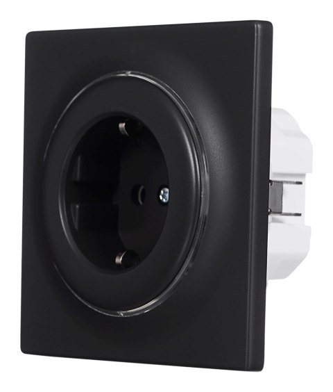 Inteligentne gniazdko elektryczne FIBARO Outlet Walli Type F, antracyt (FGWOF-011-8)